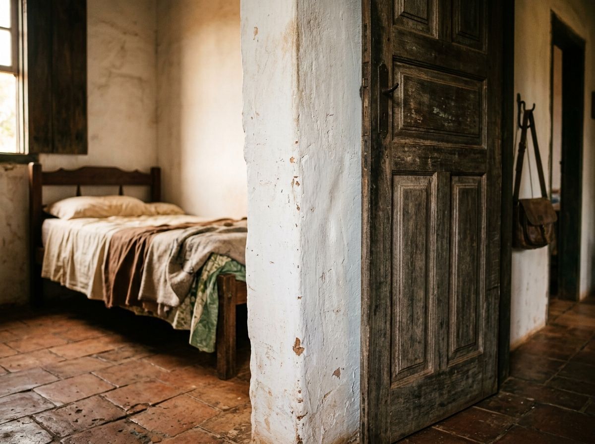 Um gancho atrás da porta do quarto resolve a vida toda.